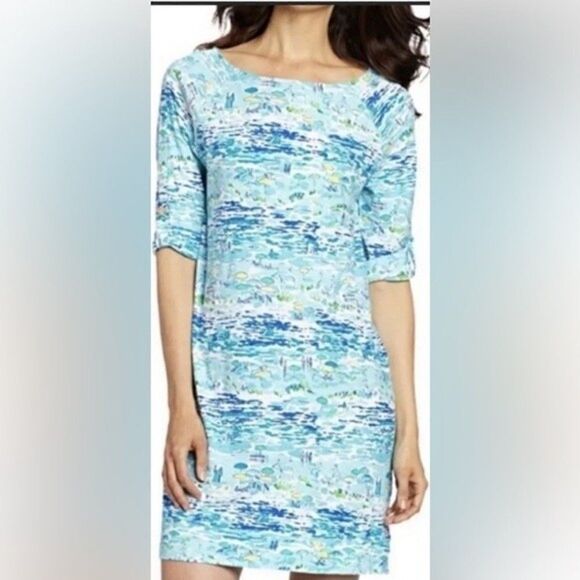 Lilly Pulitzer Linden High Tide Dress - Picture 1 of 6